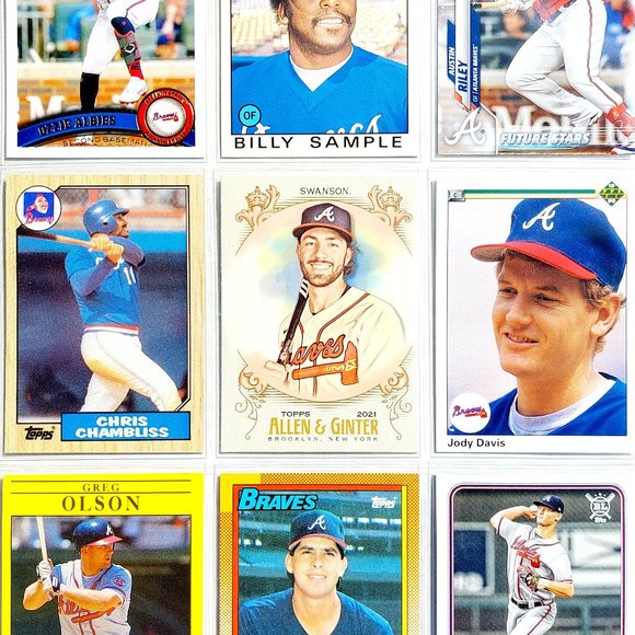 Atlanta Braves 46 Card Lot - BSBL [2_4] - Picture 12 of 13